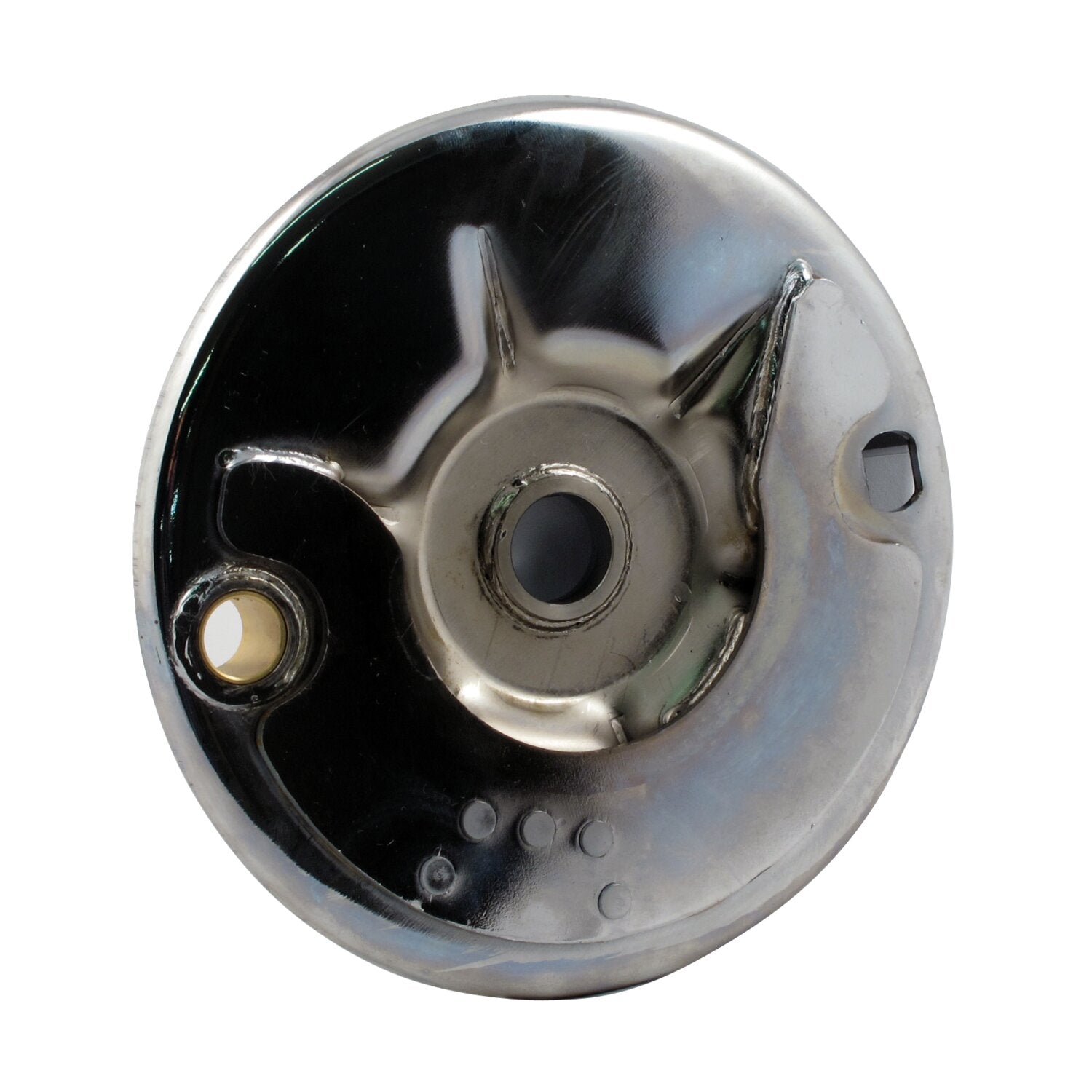 MCS Rear mechanical brake backing plate chrome