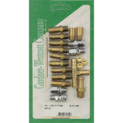 Gardner-Westcott oil pump line fitting kit - Brass