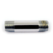 Gardner-Westcott Oil gauge fitting 1-1/2" extension pipe 1/8" NPT - Chrome