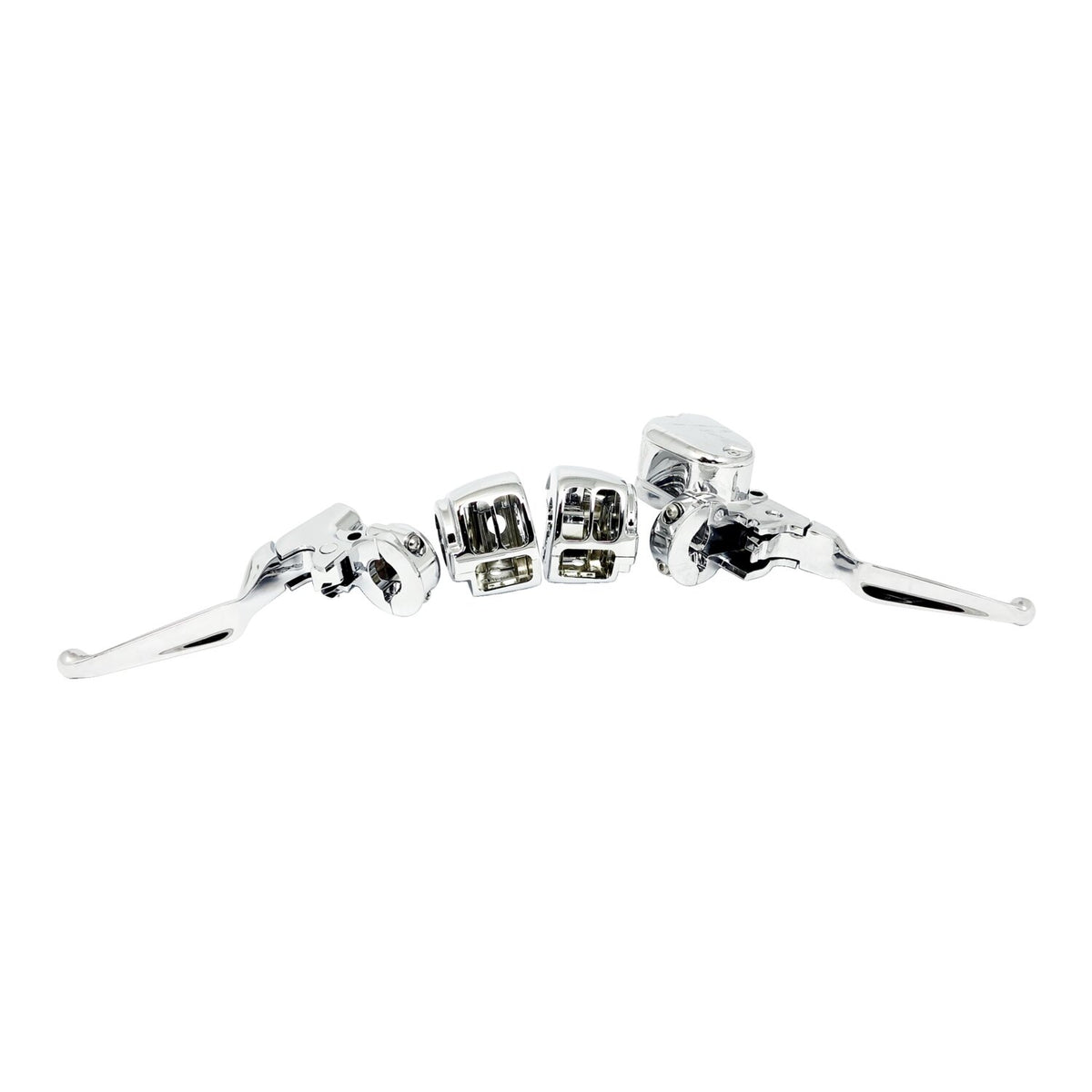 MCS Handlebar control kit - Chrome