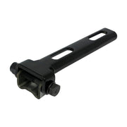 MCS Universal solo seat hinge square mount weld-on - Black