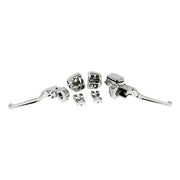 MCS Handlebar control kit chrome 9/16" bore