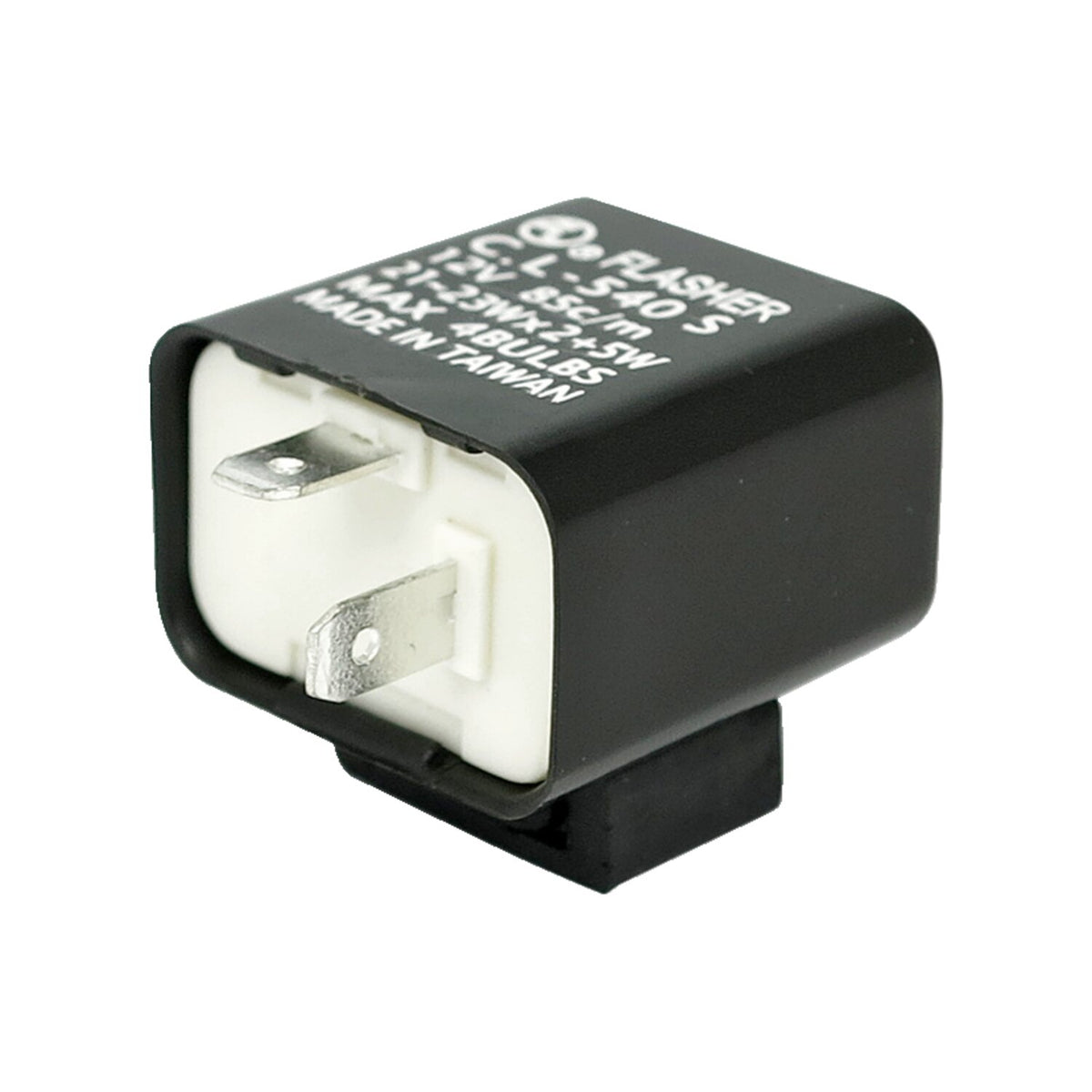 MCS 2 pin turn signal flasher rectangular 12v