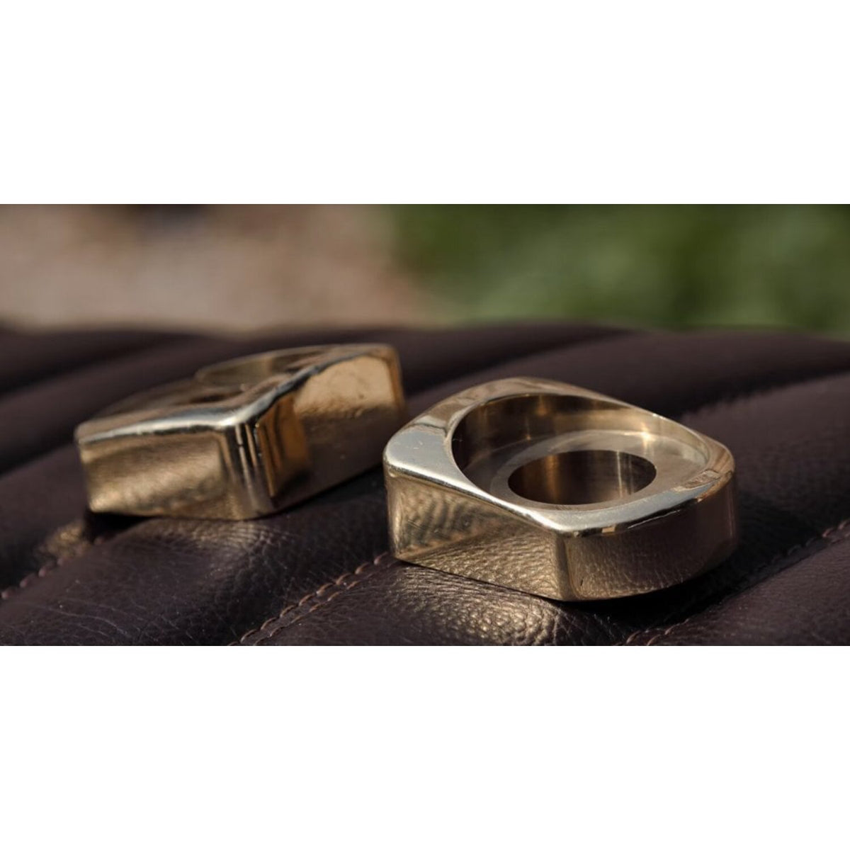 Motone Vintage hot forged chain adjuster kit - Brass