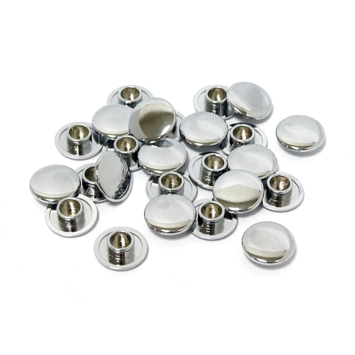 MCS Push-in mushroom allen head plugs M10 - Chrome