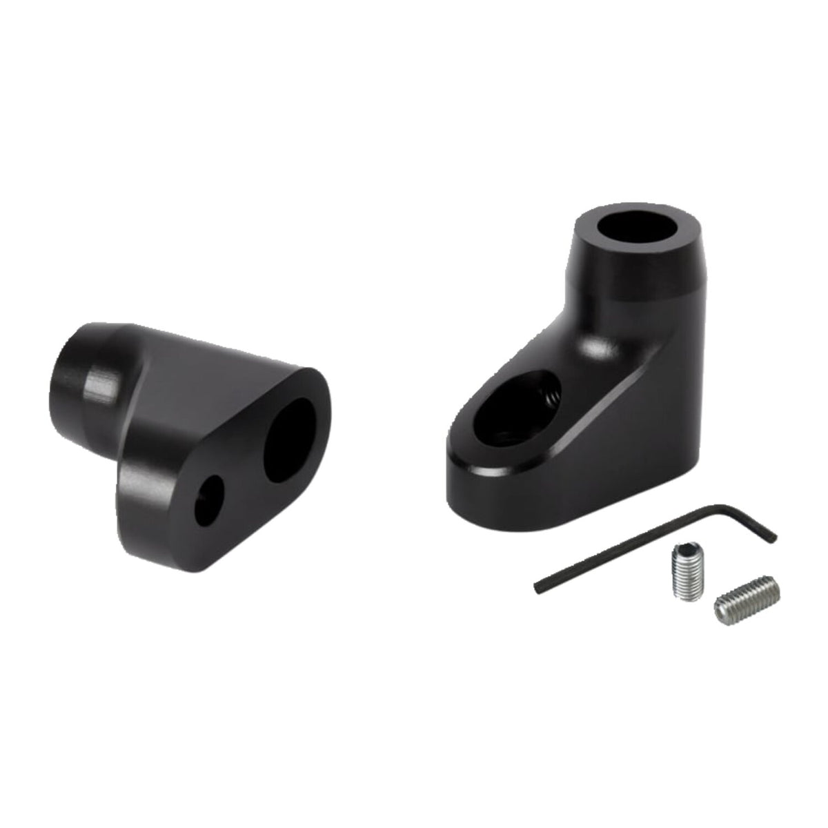 Motone turn signal brackets for LC Triumph 8mm - Black