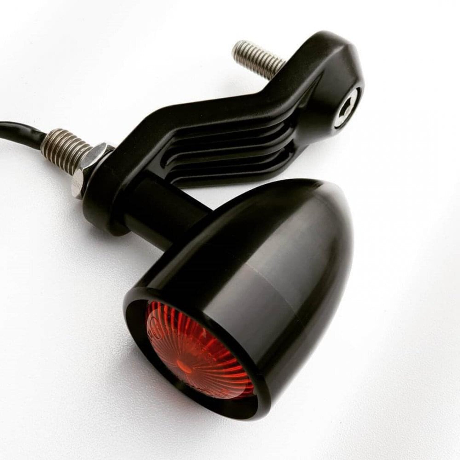 Motone ribbed Triline turn signal brackets - Black