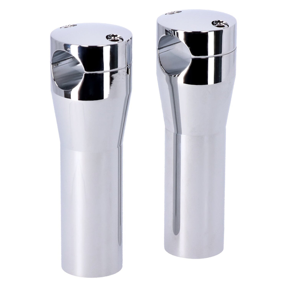 MCS Early style risers - 5" rise - Chrome