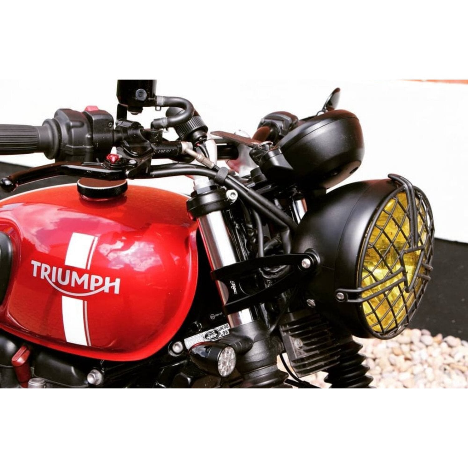 Motone Street Twin speedo bracket - Black
