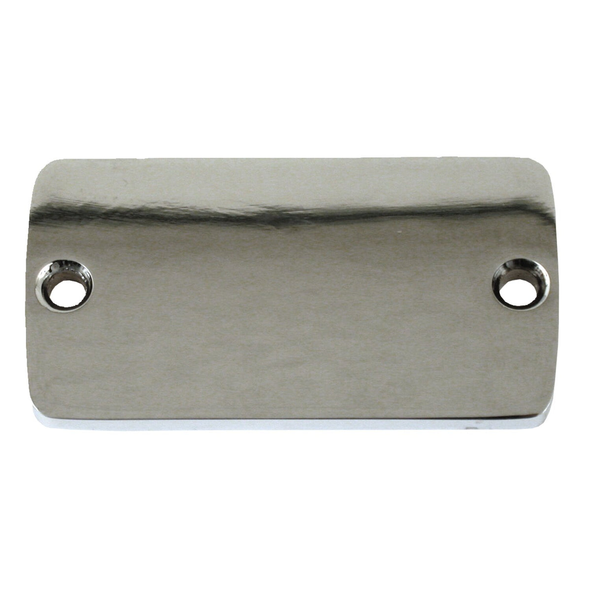 MCS Master cyl - cover - plain chrome