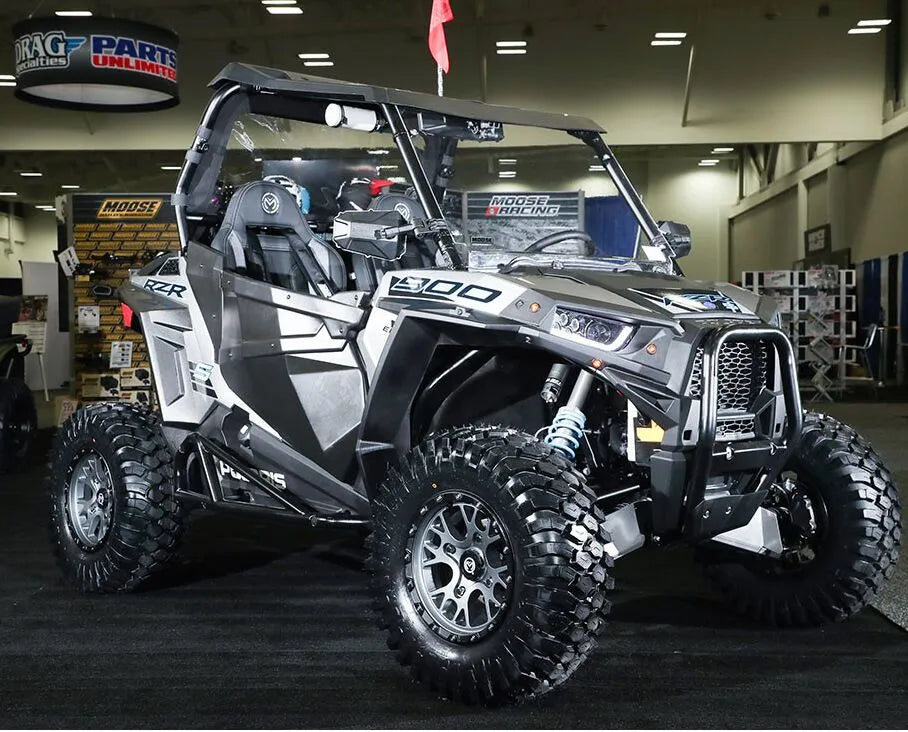 Moose Offroad 545X Wheel - 14x7 - Grey/Satin Black - 545MO147156SGBL54