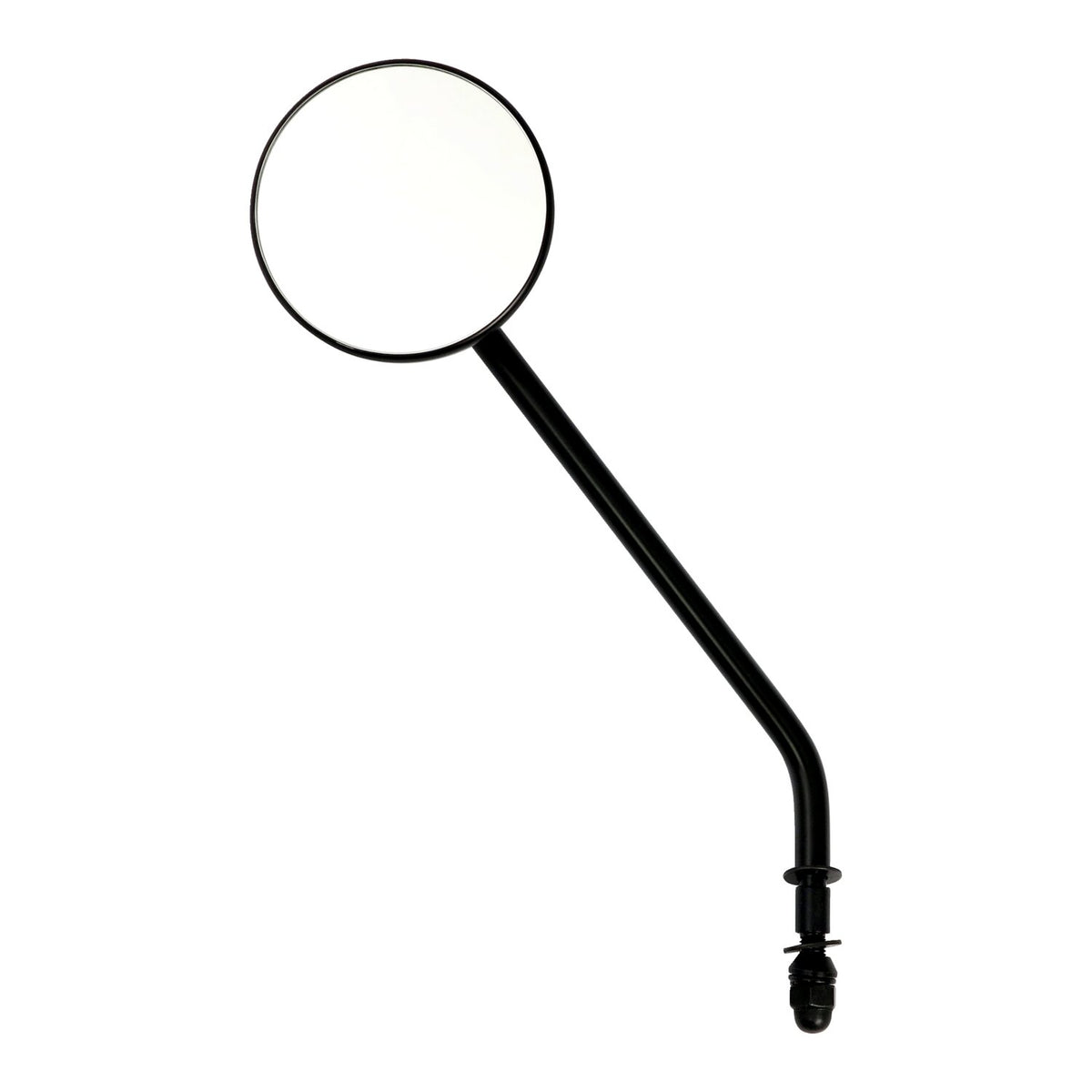 MCS Steel 3" round mirror - Black long stem