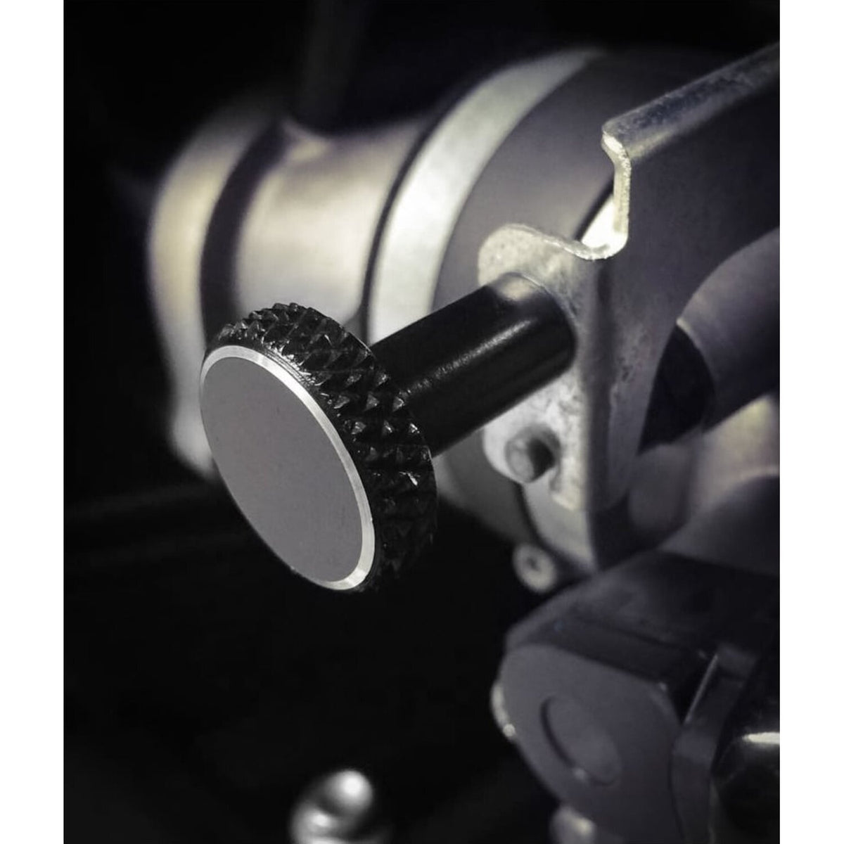 Motone Choke Knob - Knurled - Black