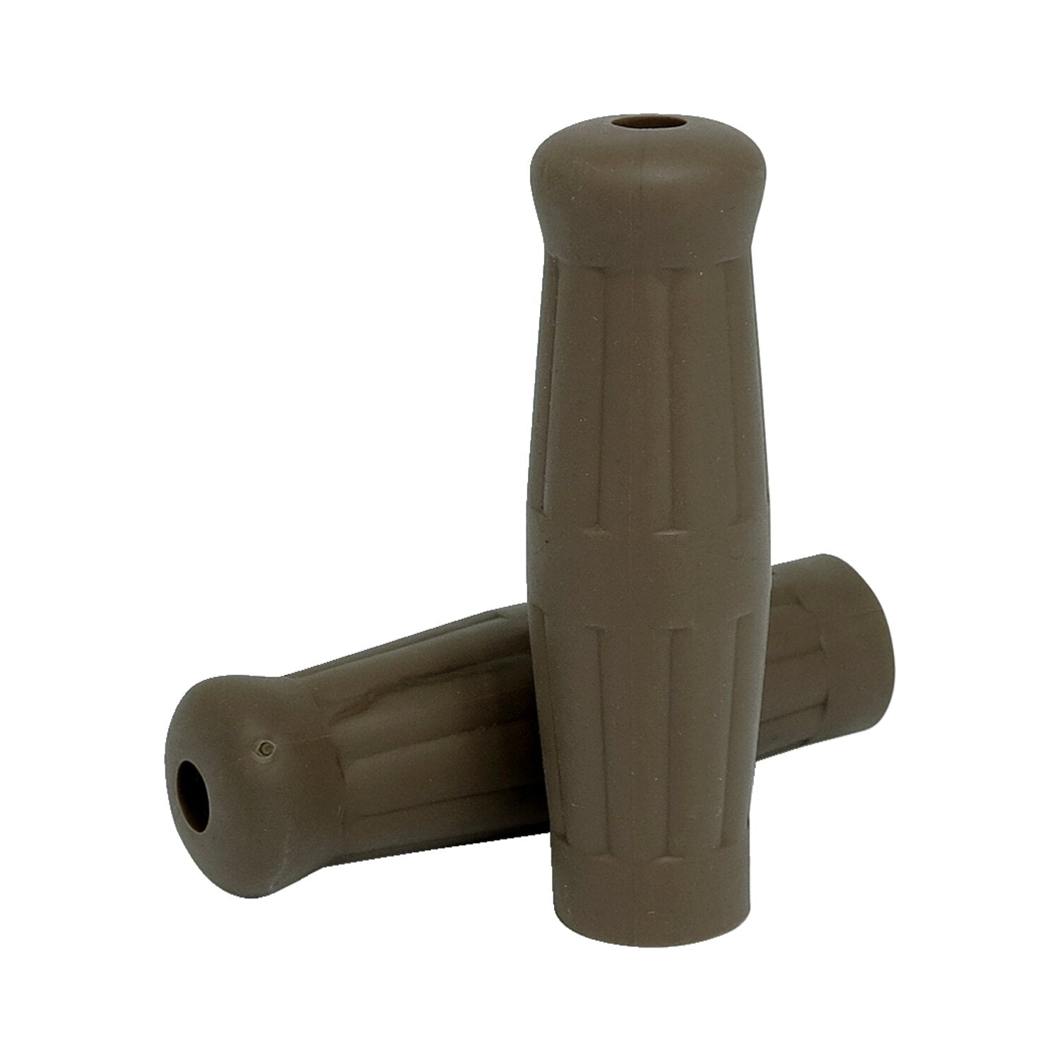MCS Vintage style 1" grips coffee brown