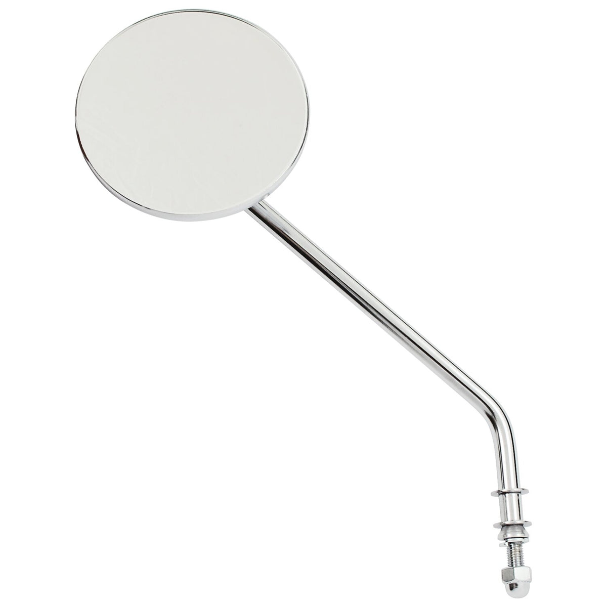 MCS Steel 4" round mirror - Chrome long stem