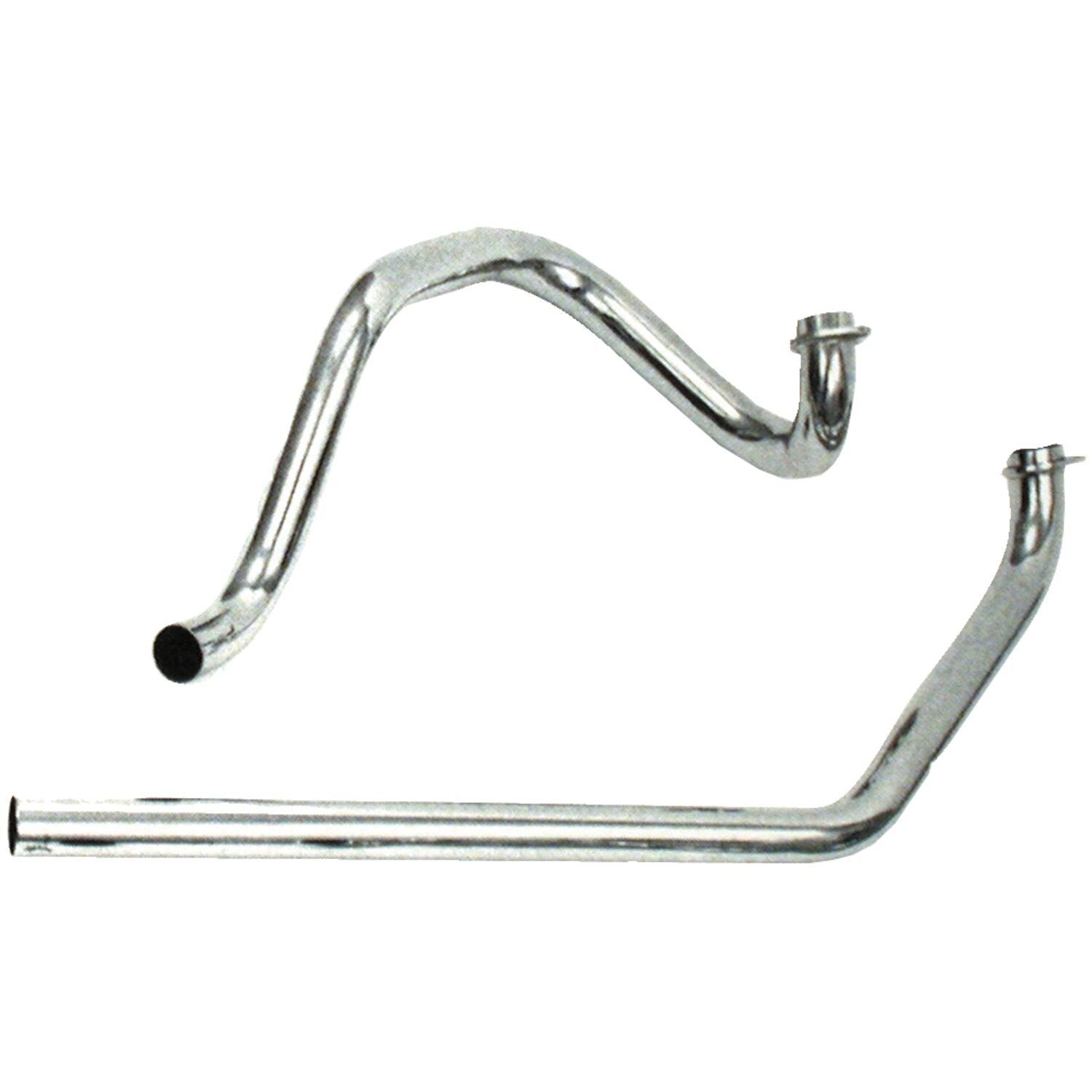 Paughco Independent dual head pipes - Chrome
