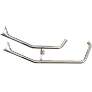 Paughco Upswept Fishtail exhaust - Chrome