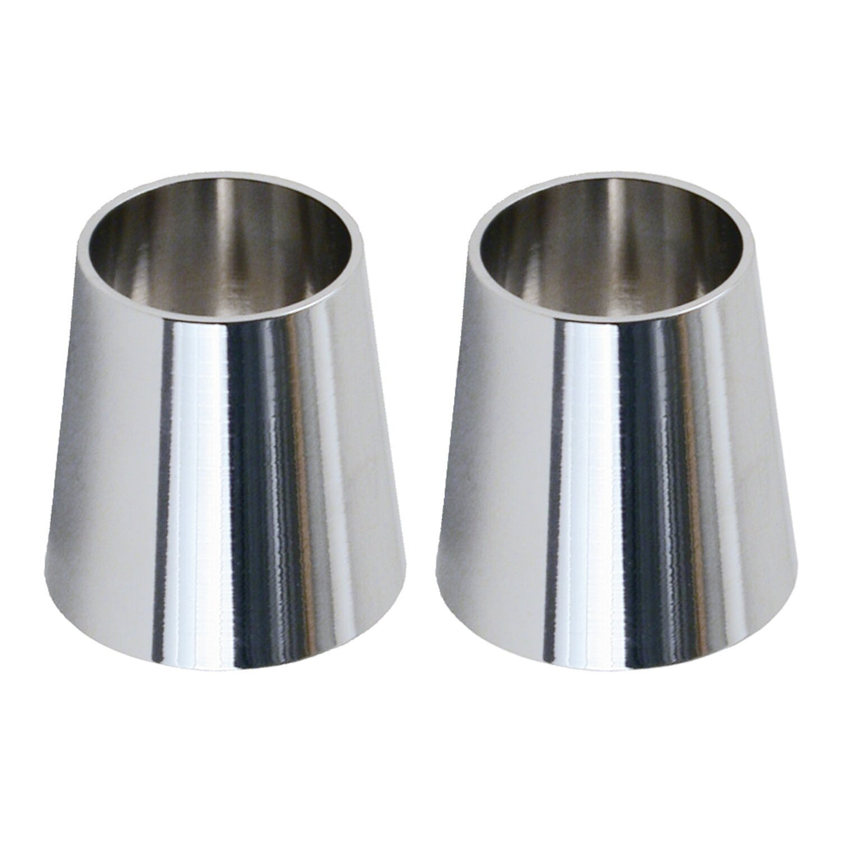 Paughco handlebar grip cones for internal throttle - Chrome