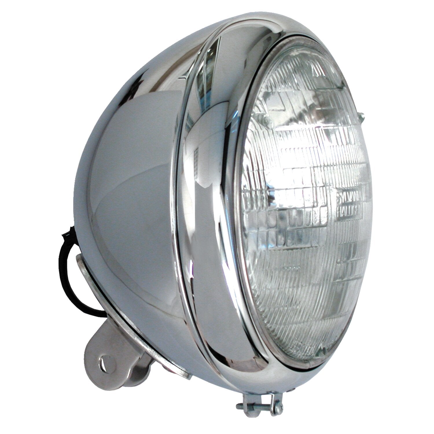 MCS 7" H4 headlamp for FL models - Chrome
