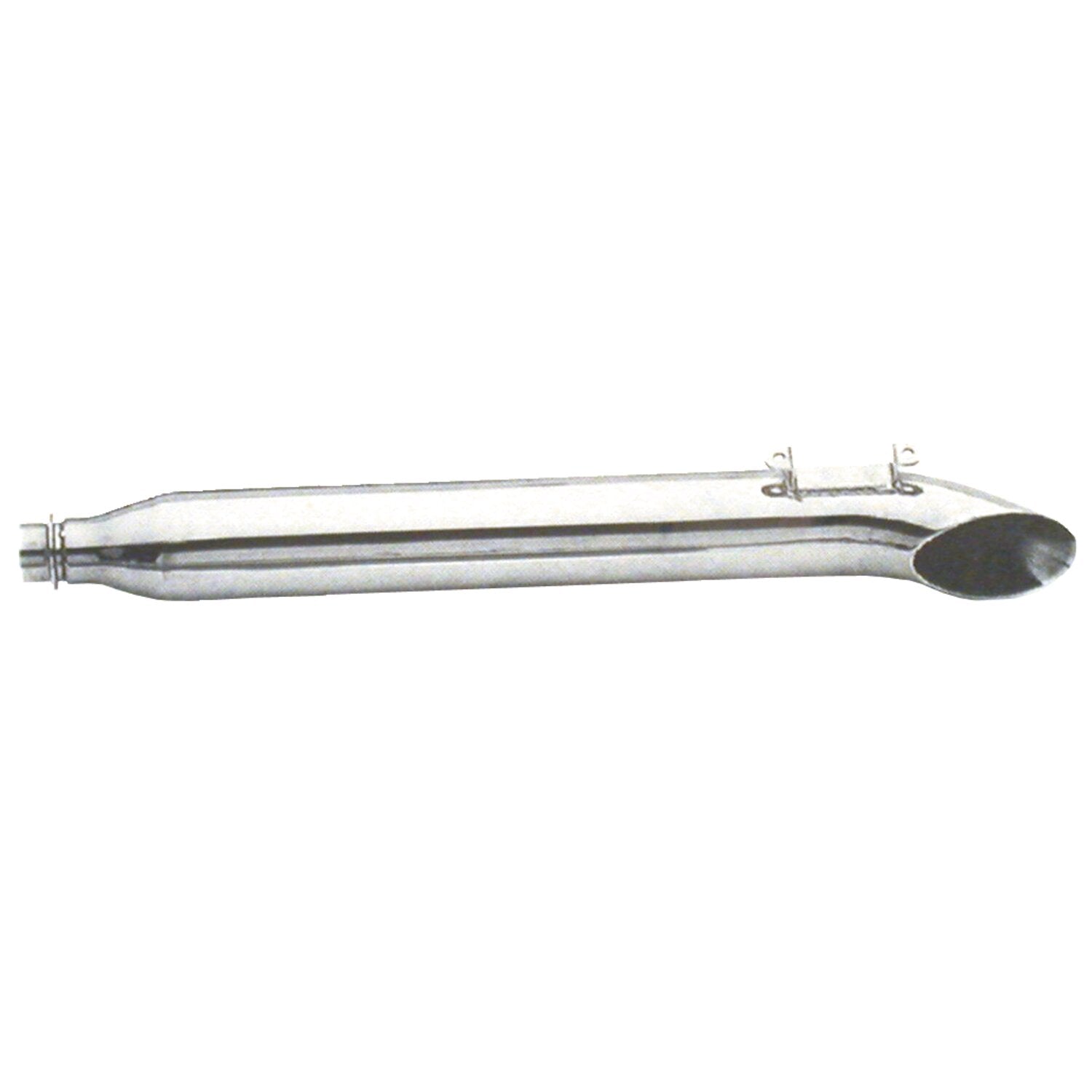 Paughco FLT Turn out muffler 29" long - Left - Chrome
