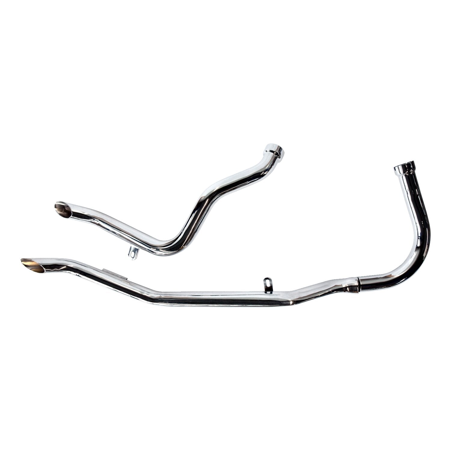 Paughco Upswept head pipes - Gooseneck - over Transmission