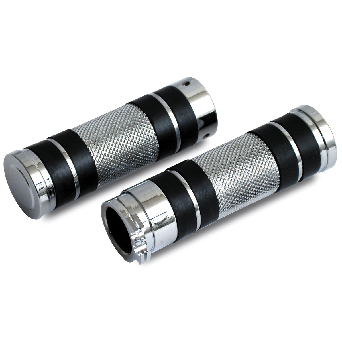 MCS Knurled handlebar grip set
