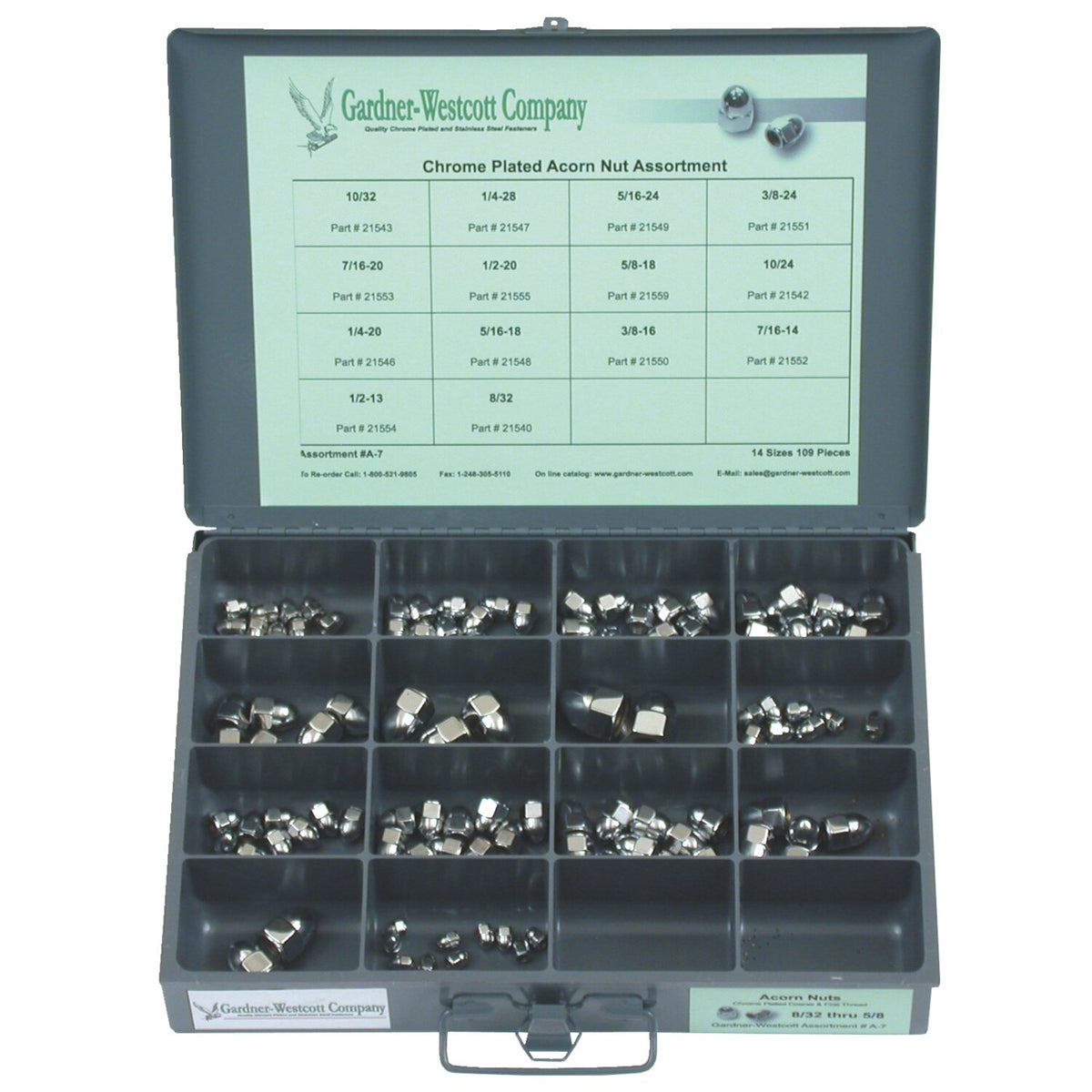 Gardner-Westcott Acorn nut assortment tray
