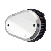 K&N street metal high-flow air intake Flare chrome