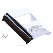 MCS 73-up taillight visor - embossed eagle - Chrome
