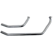 Paughco Upswept head pipes - S-pipe - around oil tank
