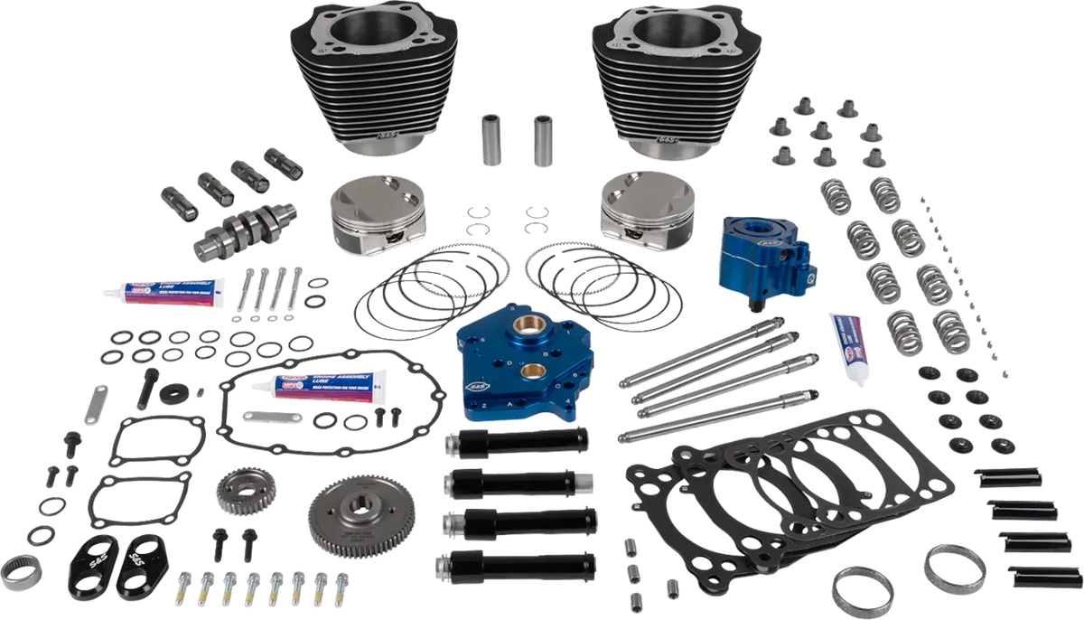 S&S Cycle POWER PACK VVT 129" Big Bore Engine Performance Kit