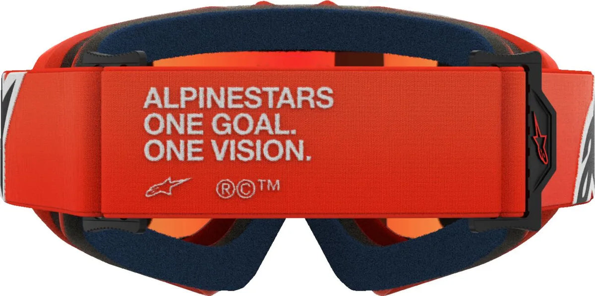 Alpinestars Vision Corp Youth Goggle Orange Mirror-Red
