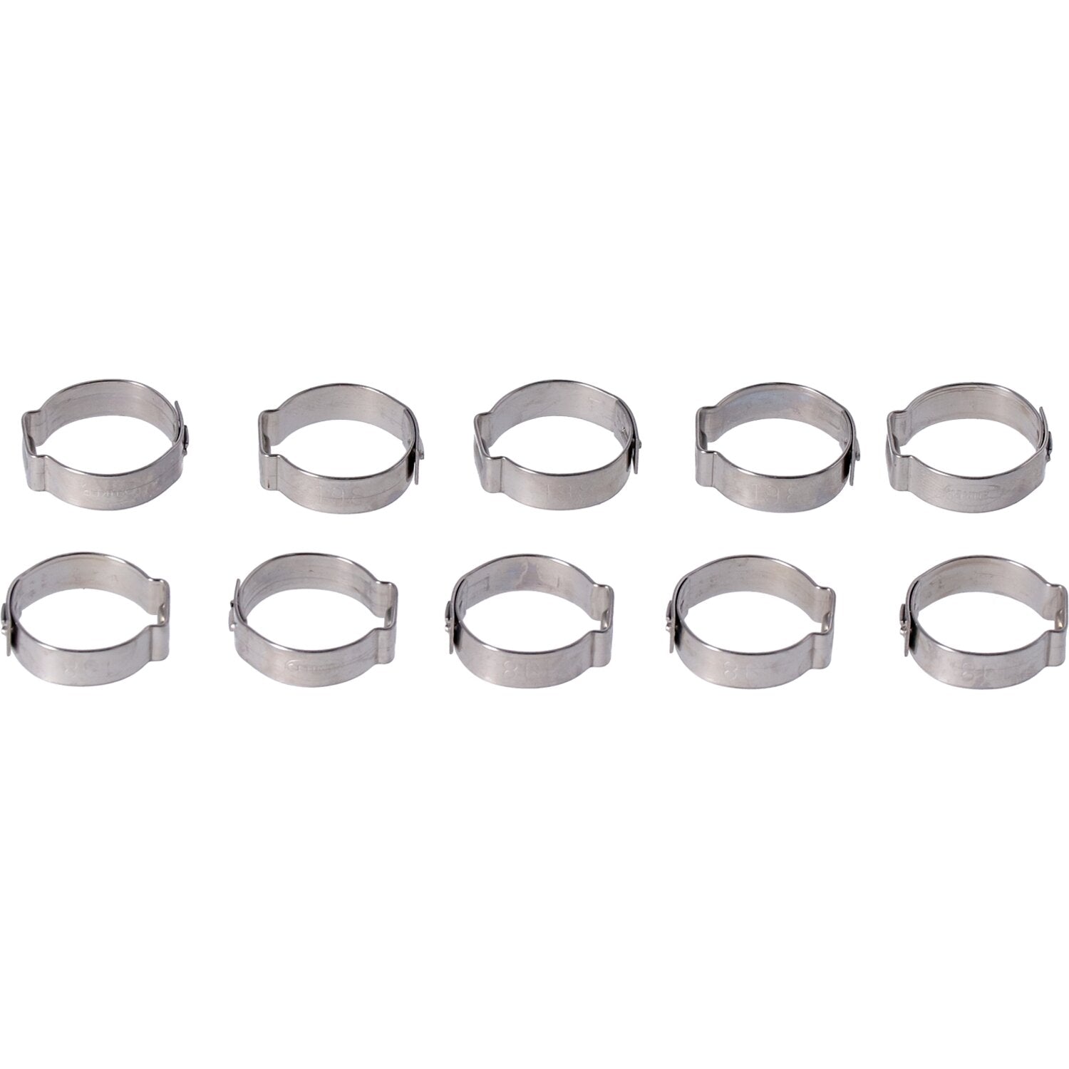 MCS Crimp hose clamp 3/4 (19.05mm) ID - Stainless