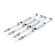 MCS Complete Panhead pushrod cover kit - Chrome