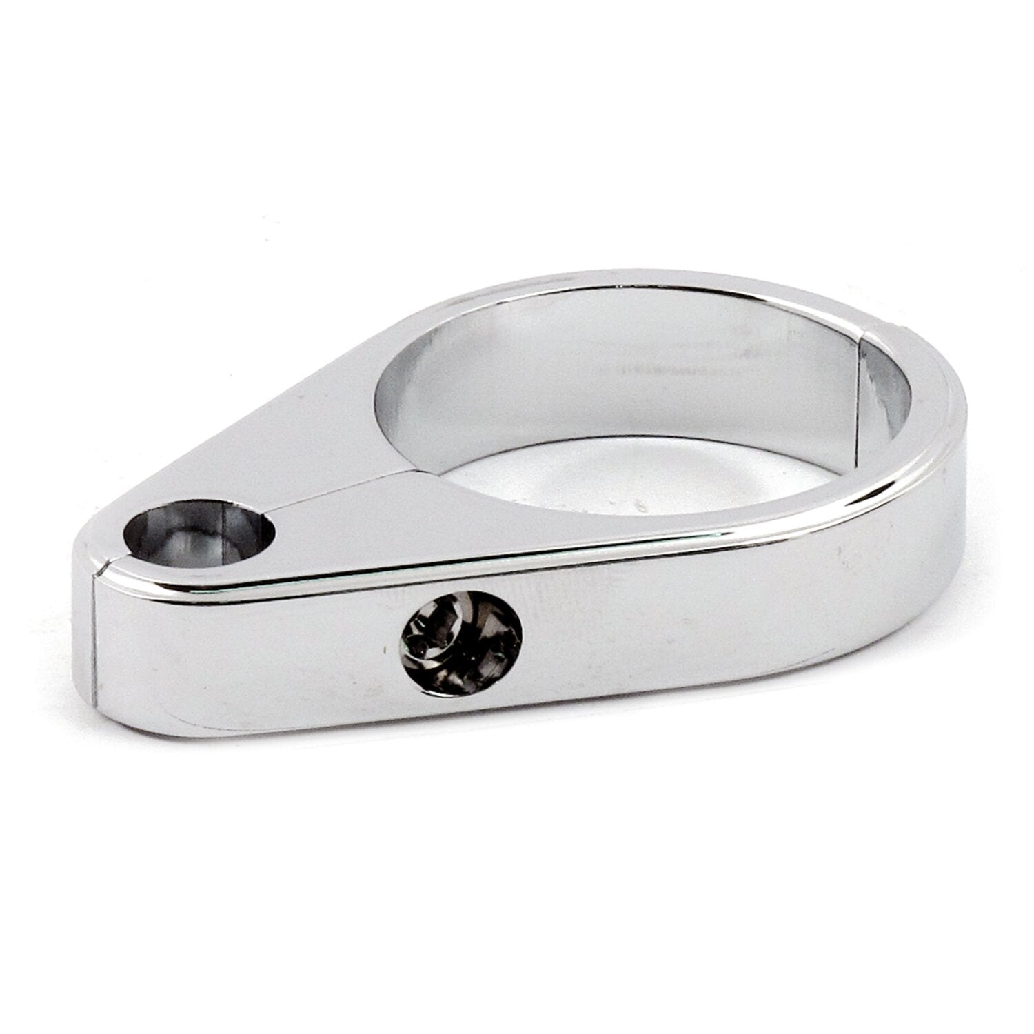 MCS 2-piece frame cable clamp - Clutch - Chrome