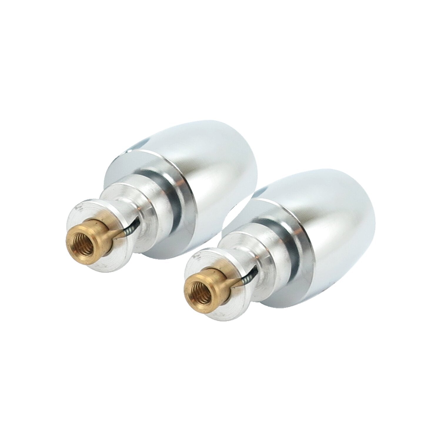 TRW bar ends for 22mm steel handlebars - Chrome