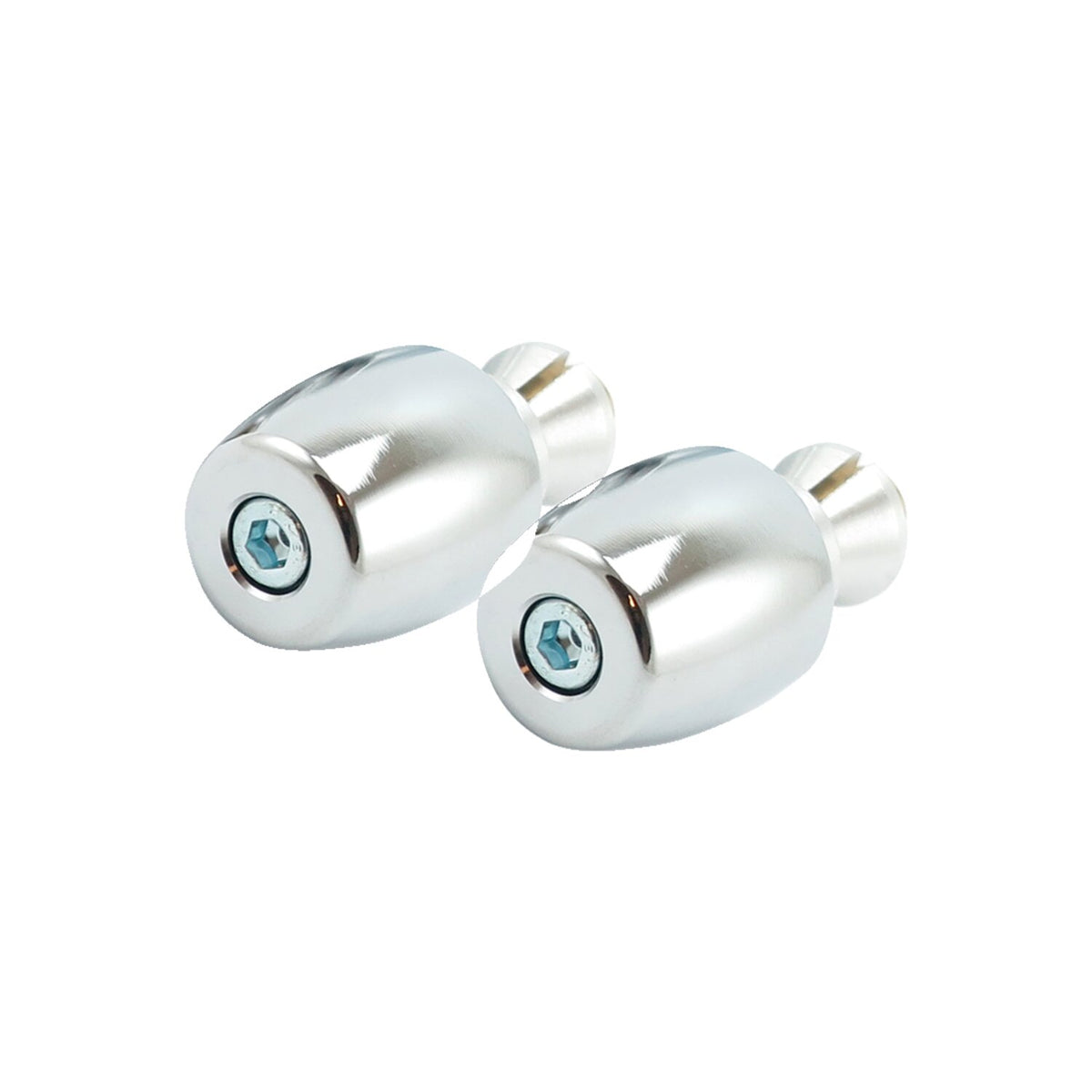 TRW bar ends for 22mm steel handlebars - Chrome