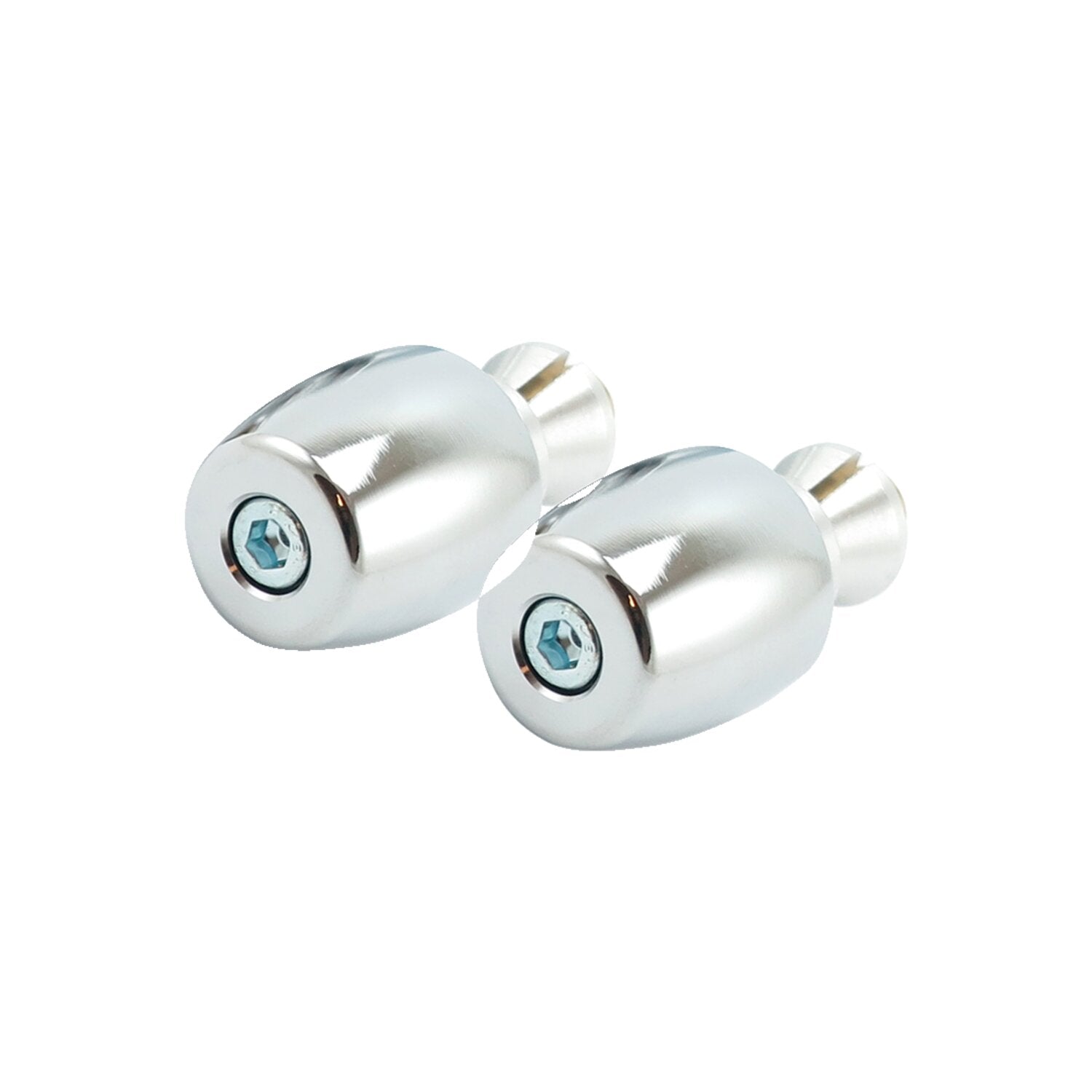 TRW bar ends for 22mm steel handlebars - Chrome