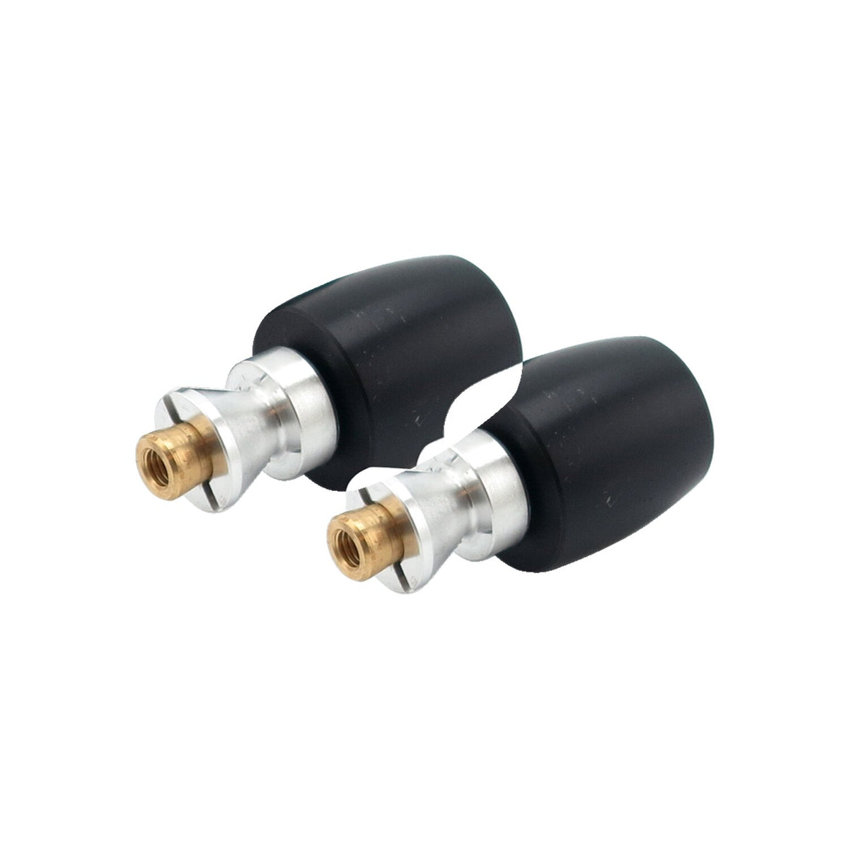 TRW bar ends for 22mm steel handlebars - Black