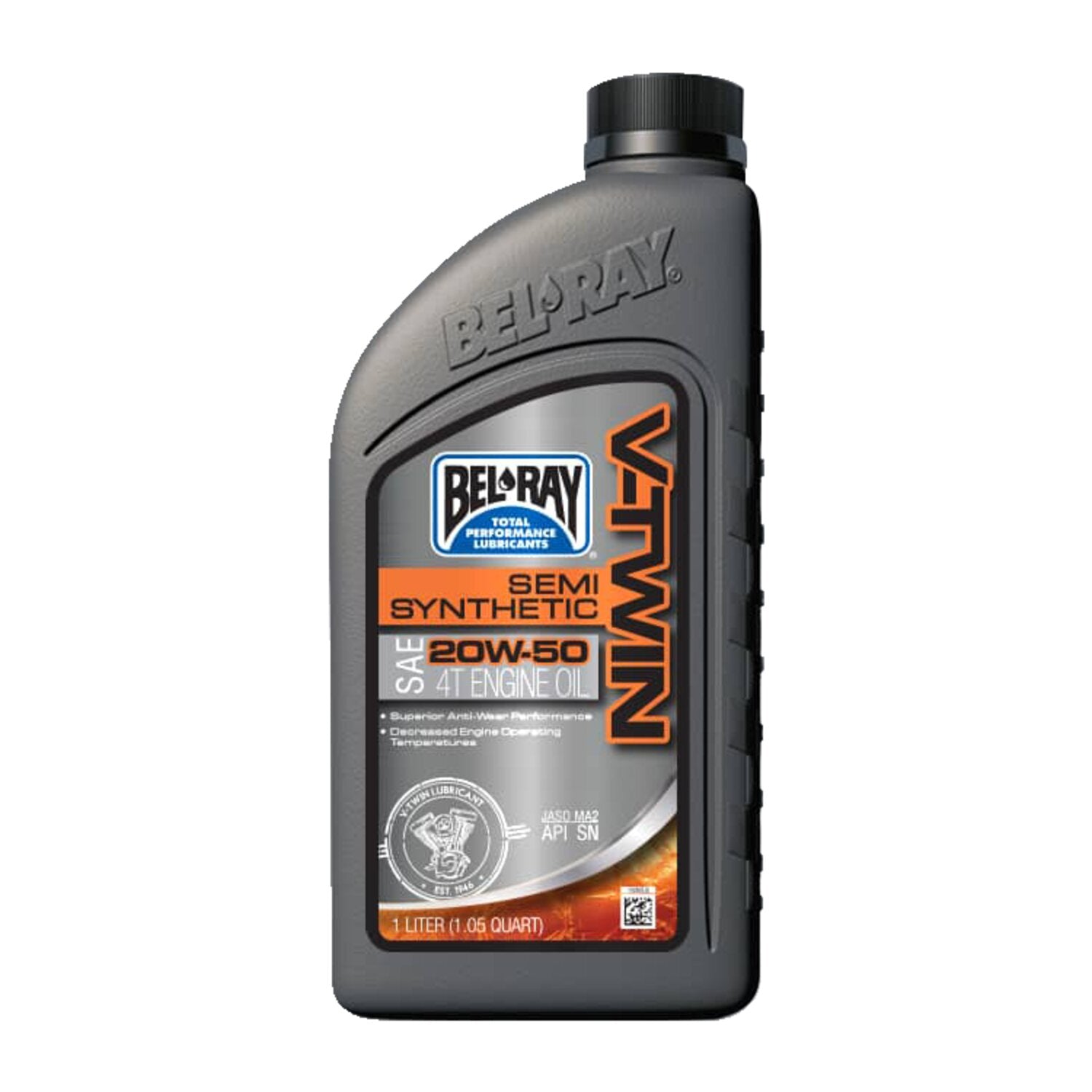 Bel-Ray V-Twin semi-synthetic motor oil 20W50 - 1L