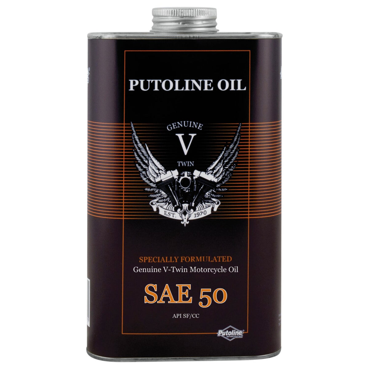 Putoline SAE 50 mono grade mineral motor oil - 1 liter