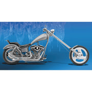 Paughco Upswept drag pipes - Straight cut - Chrome