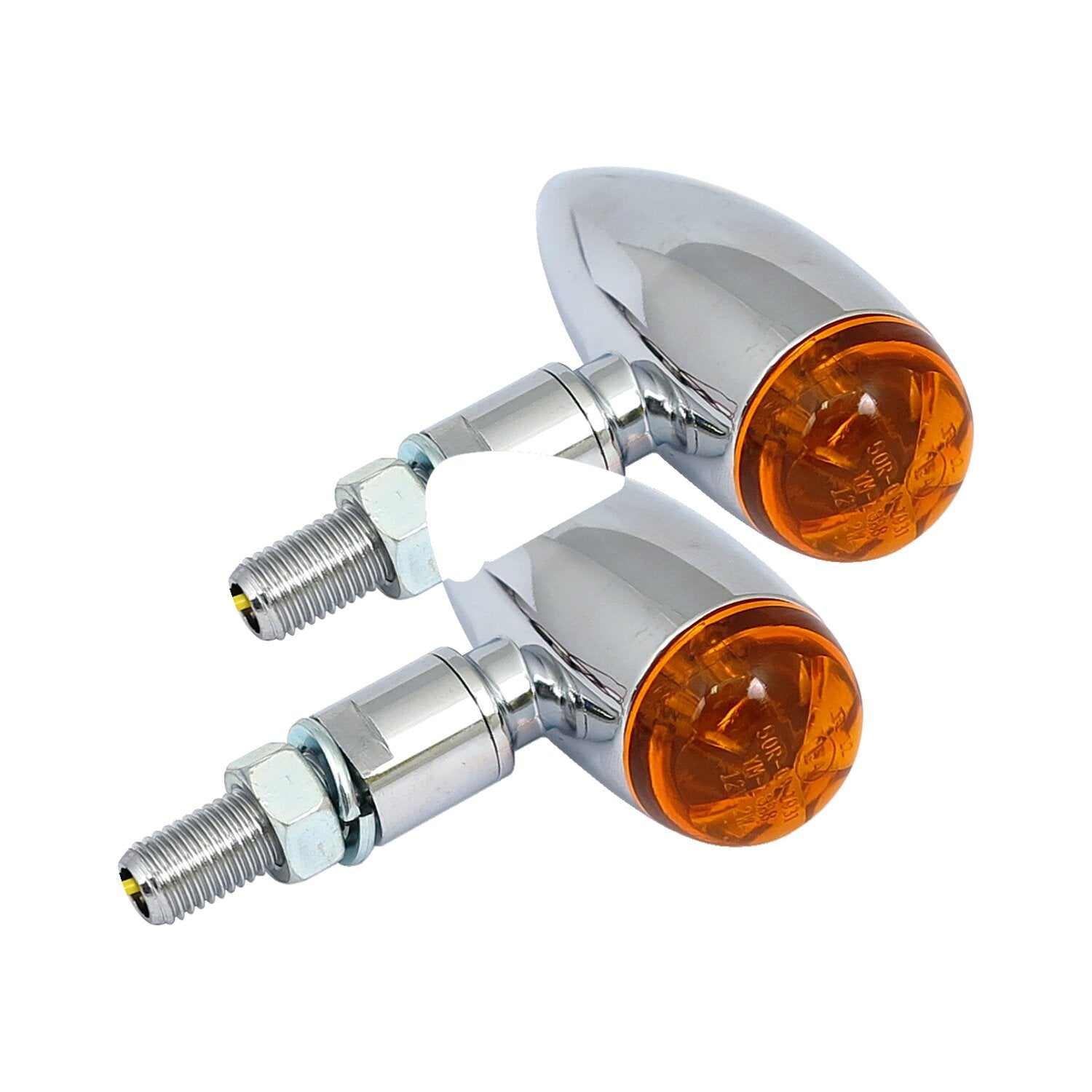 MCS Micro bullet LED turn signals chrome