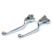 MCS Std style handlebar lever set chrome