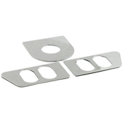 MCS Chrome ignition & switch cover set 3pcs