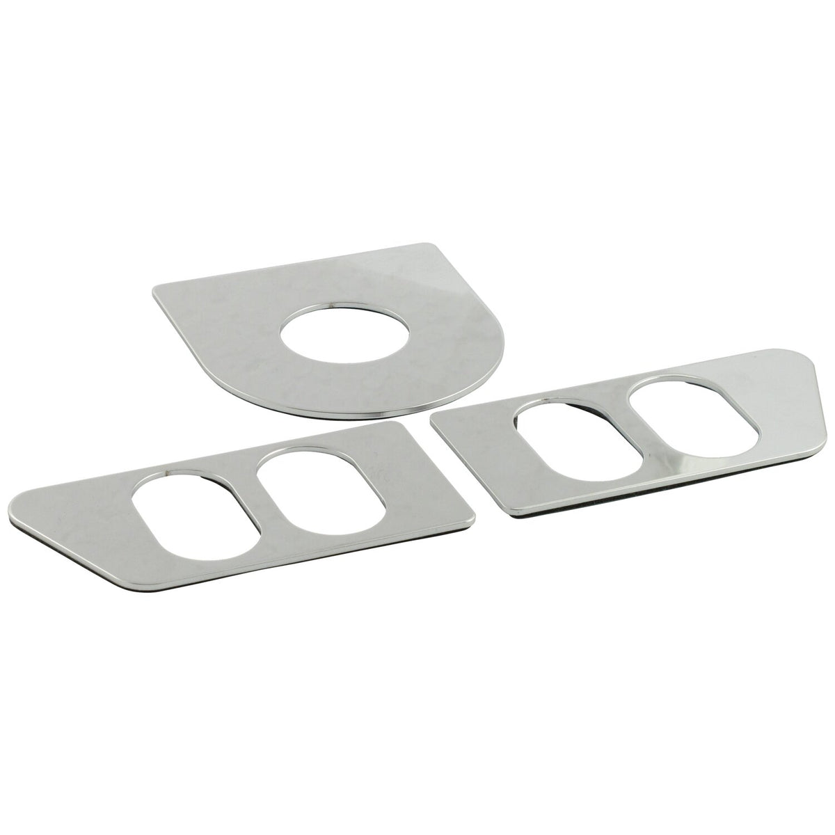MCS Chrome ignition & switch cover set 3pcs