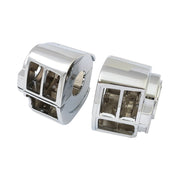 MCS Switch housing set smooth - Chrome