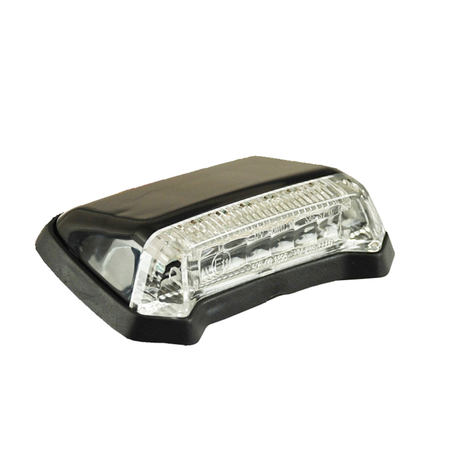 MCS Nitro mini fender LED taillight - Black - Clear lens
