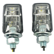 MCS Picco lighted license plate bolt set - Black