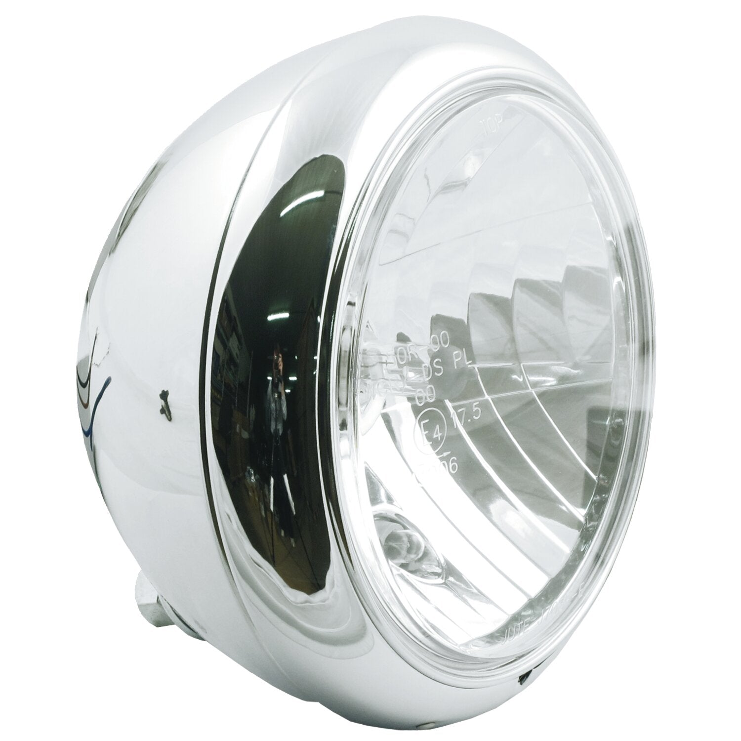 MCS 7" gladiator FL style H4 headlamp - Chrome